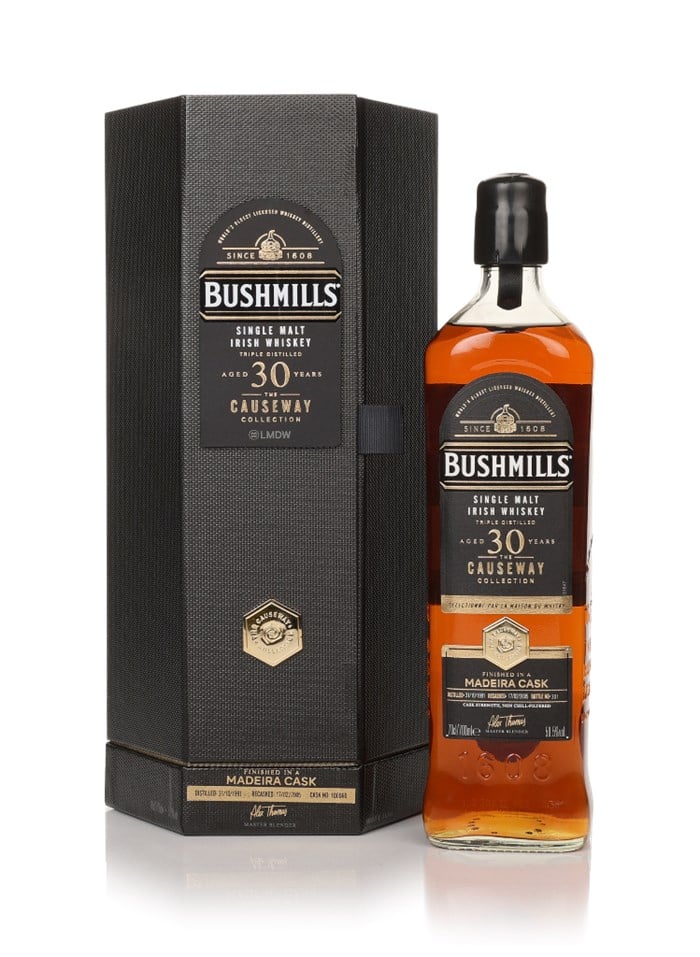 Bushmills 30 Year Old 1991 Madeira Cask Finish - The Causeway Collection