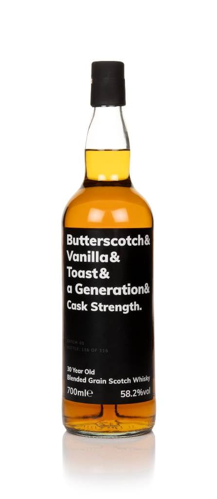 Butterscotch & Vanilla & Toast & A Generation & Cask Strength 30 Year Old Batch 01 product image