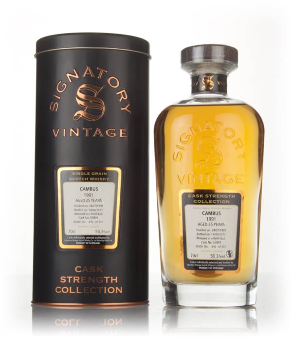 Cambus 25 Year Old 1991 (cask 55893) - Cask Strength Collection (Signatory) product image
