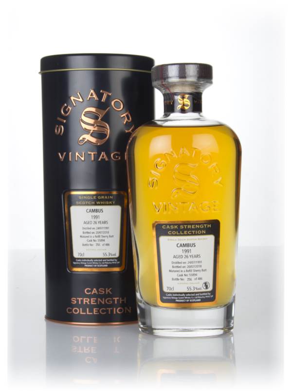 Cambus 26 Year Old 1991 (cask 55894) - Cask Strength Collection (Signatory) product image