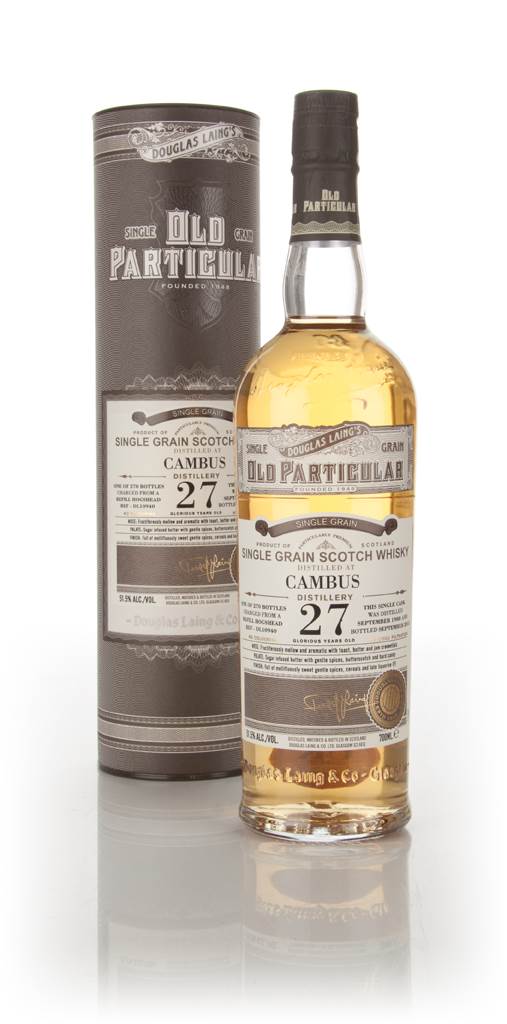 Cambus 27 Year Old 1988 (cask 10940) - Old Particular (Douglas Laing) product image