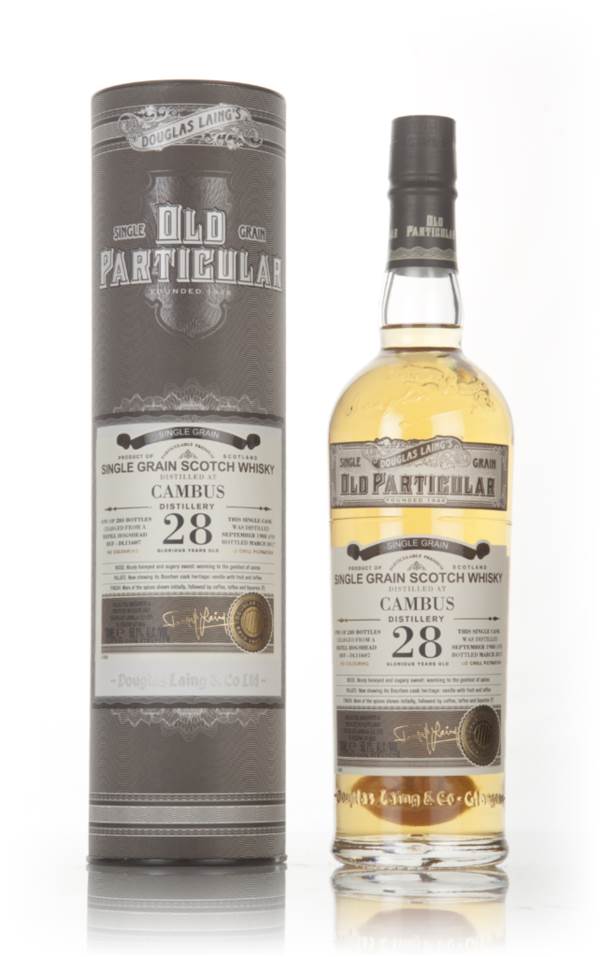 Cambus 28 Year Old 1988 (cask 11607) - Old Particular (Douglas Laing) product image