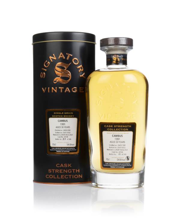 Cambus 30 Year Old 1991 (cask 34106) - Cask Strength Collection (Signatory) product image