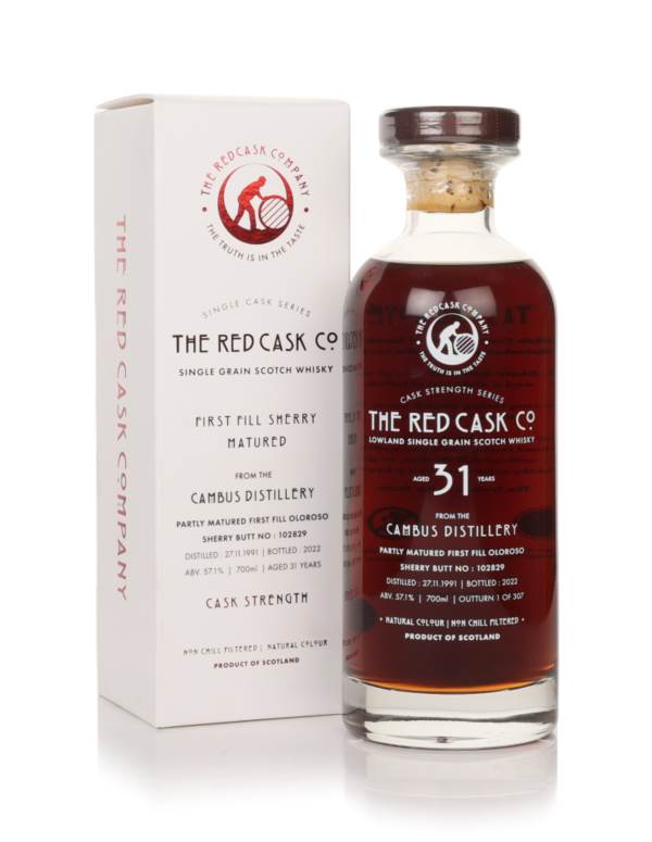 Cambus 31 Year Old 1991 (cask 102829) - Single Cask Series (The Red Cask Company) product image