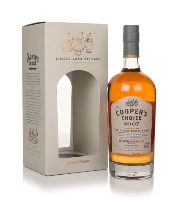 Cameronbridge 15 Year Old 2007 (cask 462894) - The Cooper's Choice (The Vintage Malt Whisky Company) product image