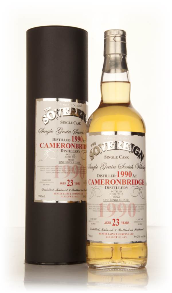 Cameronbridge 23 Year Old 1990 (cask 9860) - The Sovereign (Hunter Laing) product image