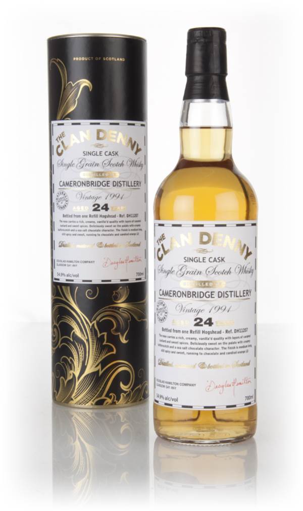 Cameronbridge 24 Year Old 1991 (cask 11207) - The Clan Denny (Douglas Laing) product image