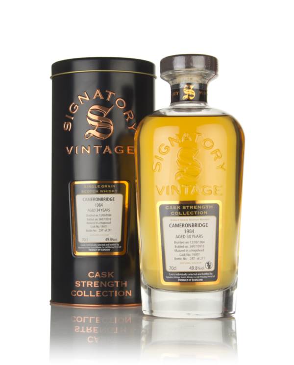 Cameronbridge 34 Year Old 1984 (cask 19307) - Cask Strength Collection (Signatory) product image