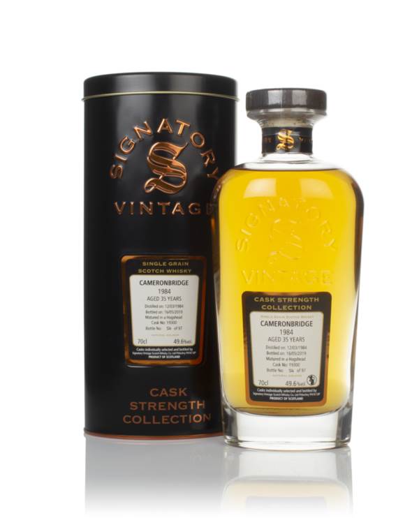 Cameronbridge 35 Year Old 1984 (cask 19300) - Cask Strength Collection (Signatory) product image