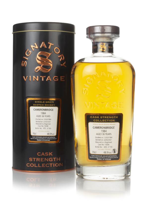 Cameronbridge 36 Year Old 1984 (cask  19308) - Cask Strength Collection (Signatory) product image