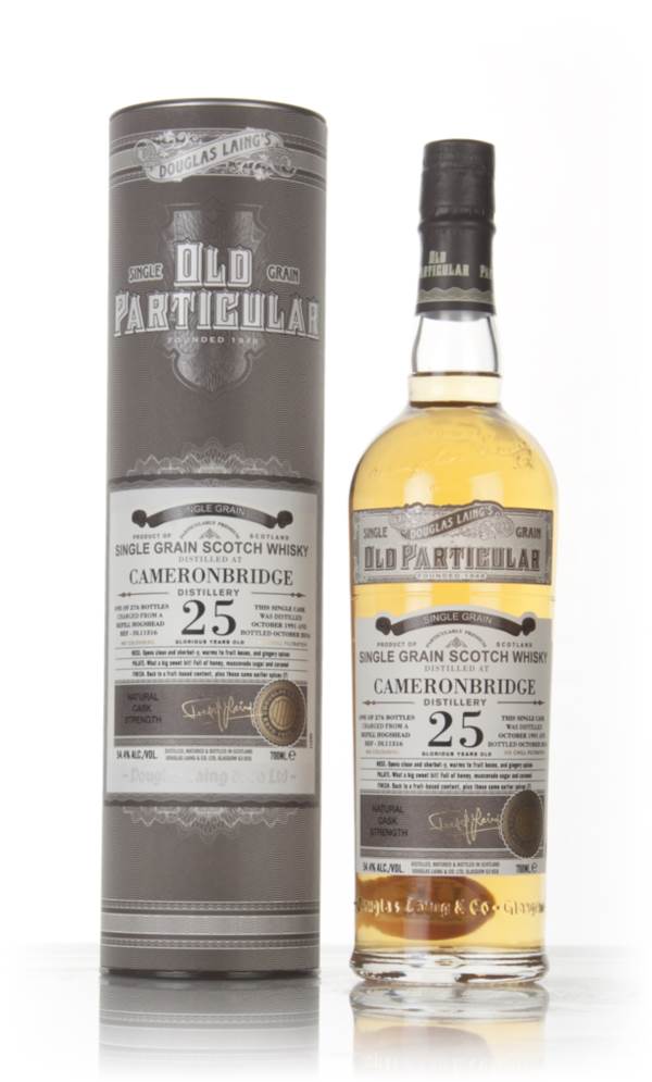 Cameronbridge 25 Year Old 1991 (cask 11316) - Old Particular (Douglas Laing) product image