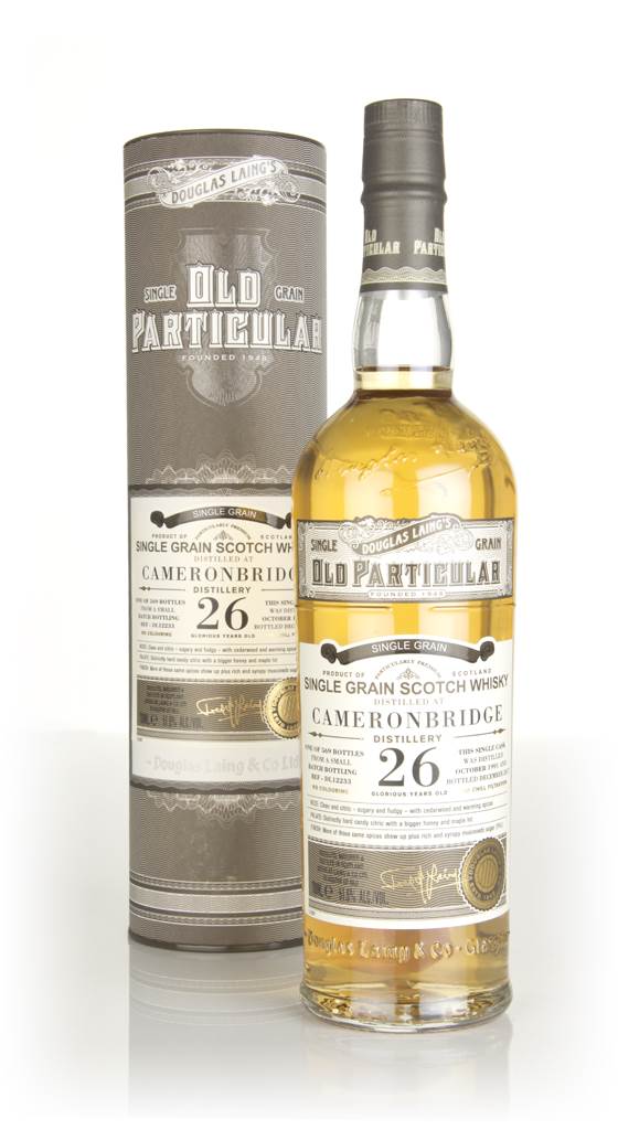 Cameronbridge 26 Year Old 1991 (cask 12233) - Old Particular (Douglas Laing) product image