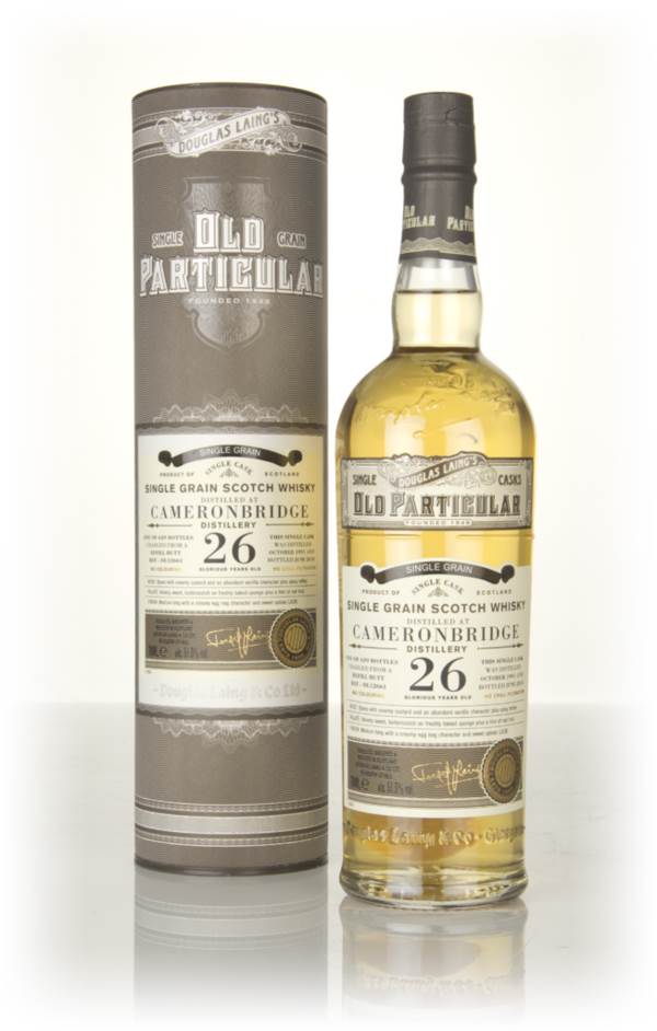 Cameronbridge 26 Year Old 1991 (cask 12661) - Old Particular (Douglas Laing) product image