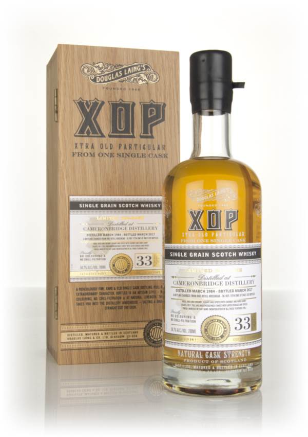 Cameronbridge 33 Year Old 1984 (cask 11714) - Xtra Old Particular (Douglas Laing) product image