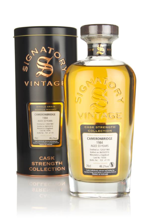 Cameronbridge 33 Year Old 1984 (cask 19306) - Cask Strength Collection (Signatory) product image