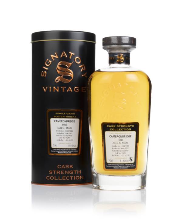 Cameronbridge 37 Year Old 1984 (cask 19297) - Cask Strength Collection (Signatory) product image