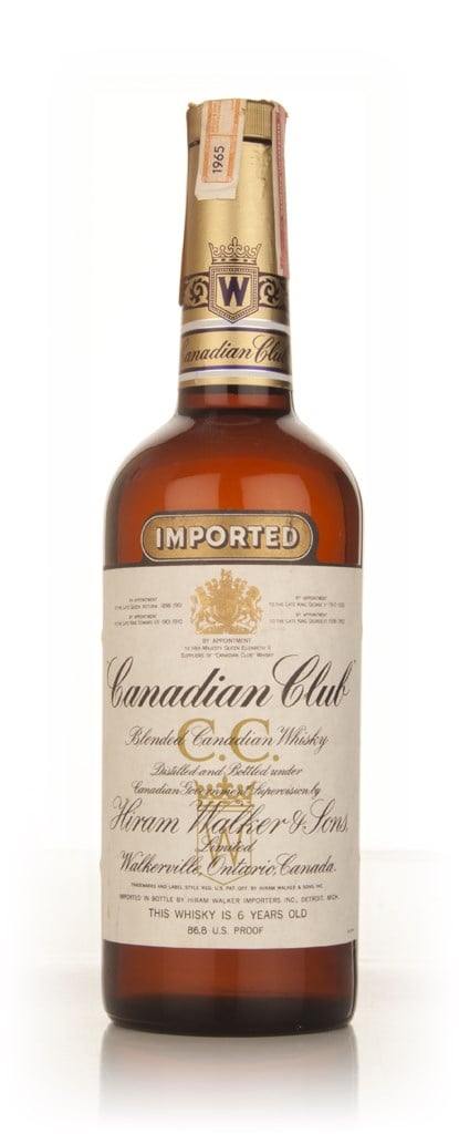 Canadian Club 6 Year Old Whisky - 1965 43.4%