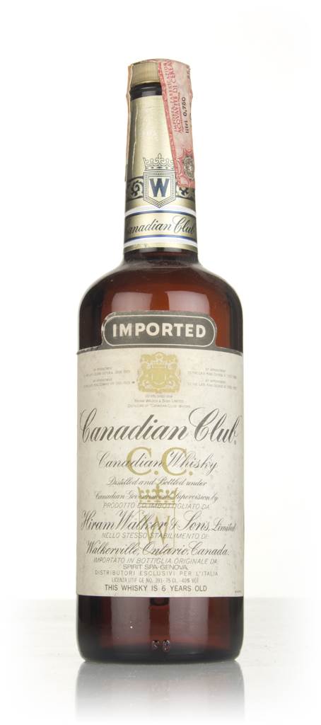 Canadian Club 6 Year Old Whisky - 1979 product image