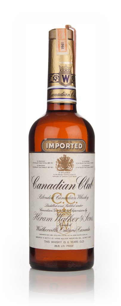 Canadian Club 6 Year Old Whisky - 1961