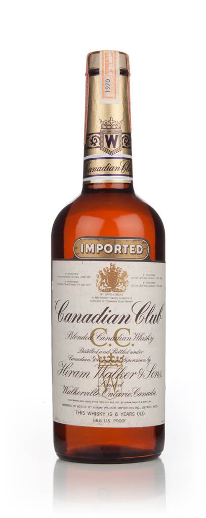 Canadian Club 6 Year Old Whisky - 1970 product image