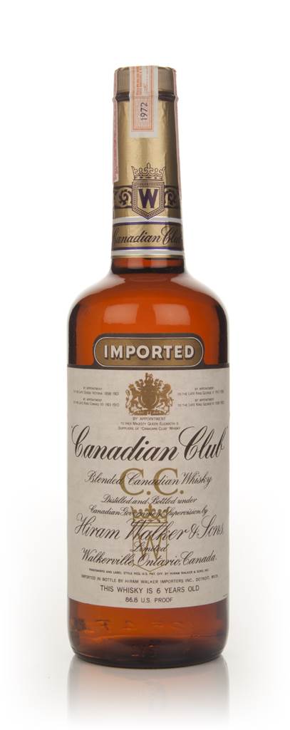 Canadian Club 6 Year Old Whisky - 1972 product image