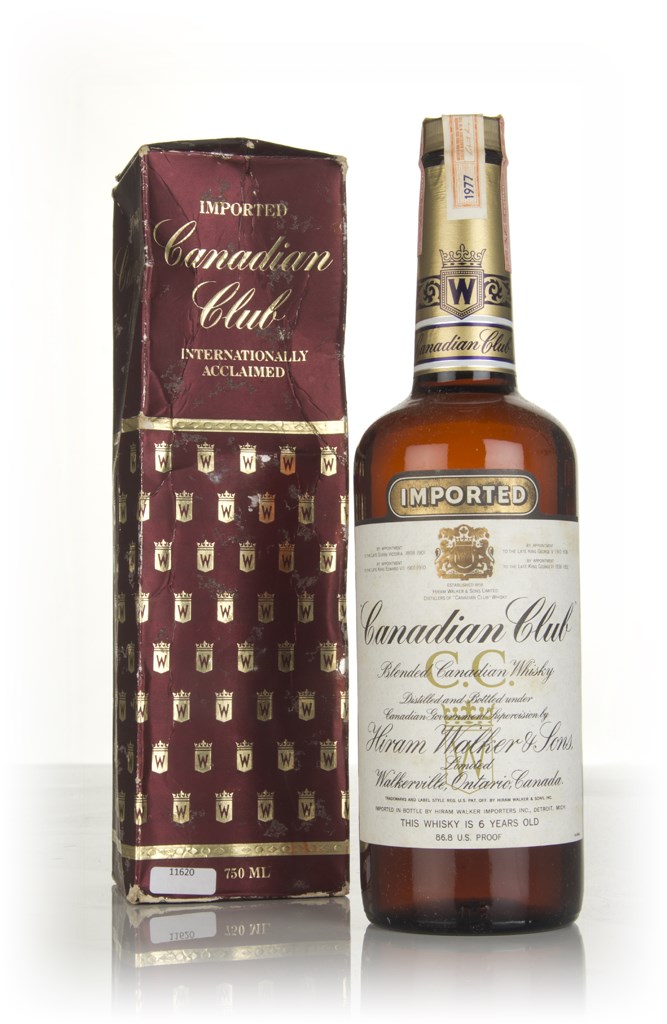 Canadian Club 6 Year Old Whisky - 1977-1983 (with Presentation Box)