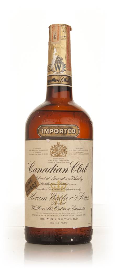 Canadian Club 6 Year Old Whisky - 1950 product image