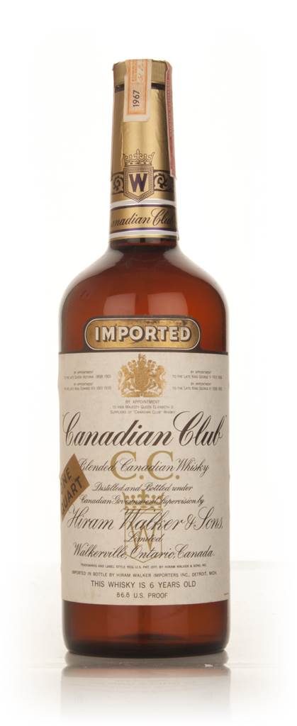 Canadian Club 6 Year Old Whisky 1l - 1967 product image