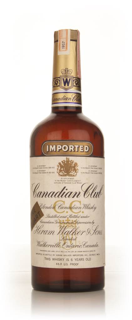 Canadian Club 6 Year Old Whisky 1l - 1957 product image