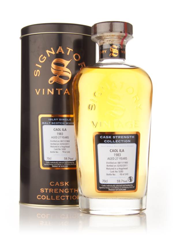 Caol Ila 27 Year Old 1983 Cask 5283 - Cask Strength Collection (Signatory) product image
