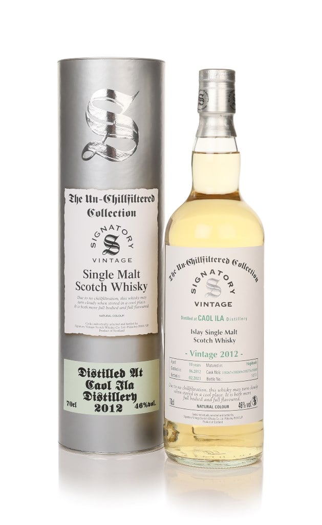 Caol Ila 10 Year Old 2012 (casks 318267, 318269, 318273 & 318341) - Un-Chilfiltered Collection (Signatory)