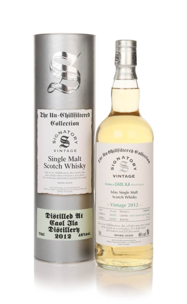 Caol Ila 10 Year Old 2012 (casks 318267, 318269, 318273 & 318341) - Un-Chilfiltered Collection (Signatory) product image