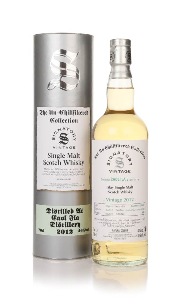 Caol Ila 10 Year Old 2012 (casks 319461, 319462, 319463 & 319488) - Un-Chilfiltered Collection (Signatory) product image