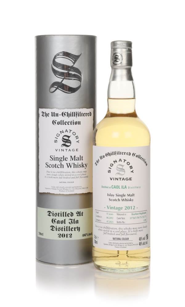 Caol Ila 11 Year Old 2012 (casks 317367/-70/-71/-72/-75) - Un-Chillfiltered Collection (Signatory) product image