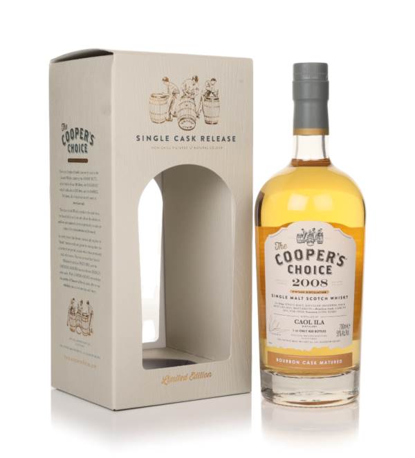 Caol Ila 14 Year Old 2008 (cask 2806) - The Cooper's Choice (The Vintage Malt Whisky Co.) product image
