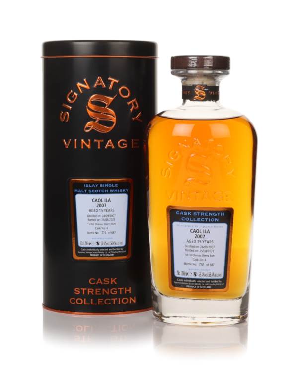 Caol Ila 15 Year Old 2007 (cask 4) - Cask Strength Collection (Signatory) product image