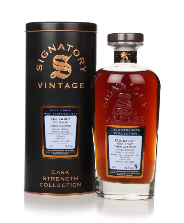 Caol Ila 16 Year Old 2007 (cask 203) - Cask Strength Collection (Signatory) product image