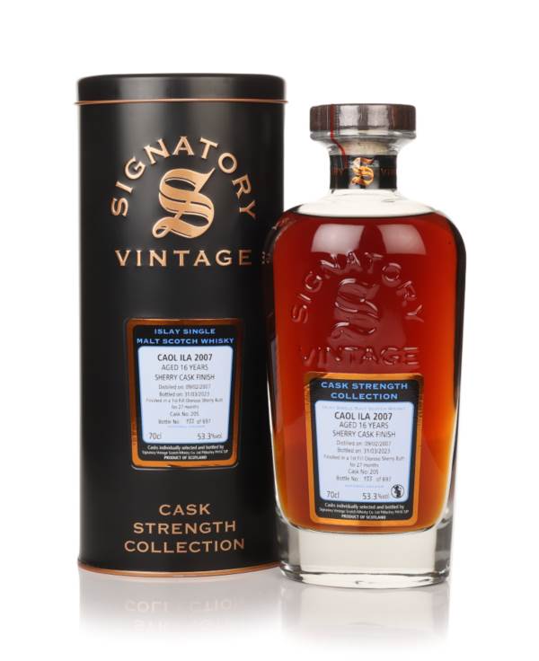 Caol Ila 16 Year Old 2007 (cask 205) - Cask Strength Collection (Signatory) product image