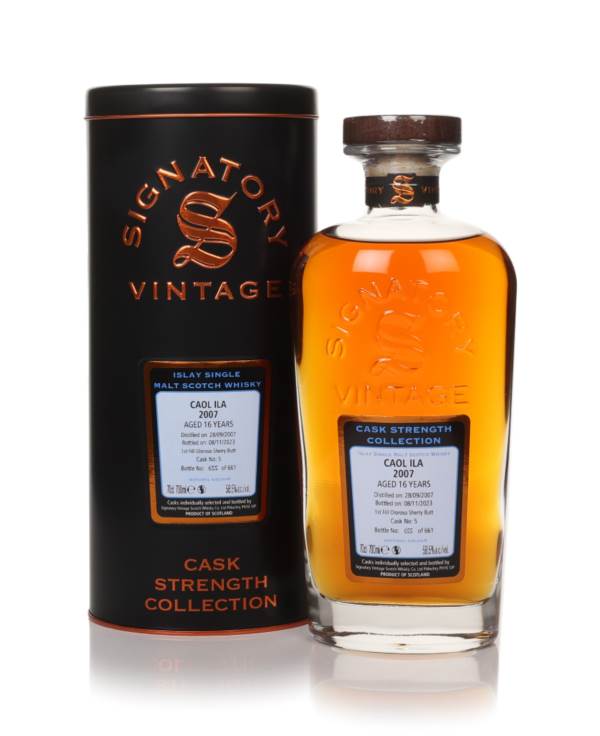 Caol Ila 16 Year Old 2007 (cask 5) - Cask Strength Collection (Signatory) product image