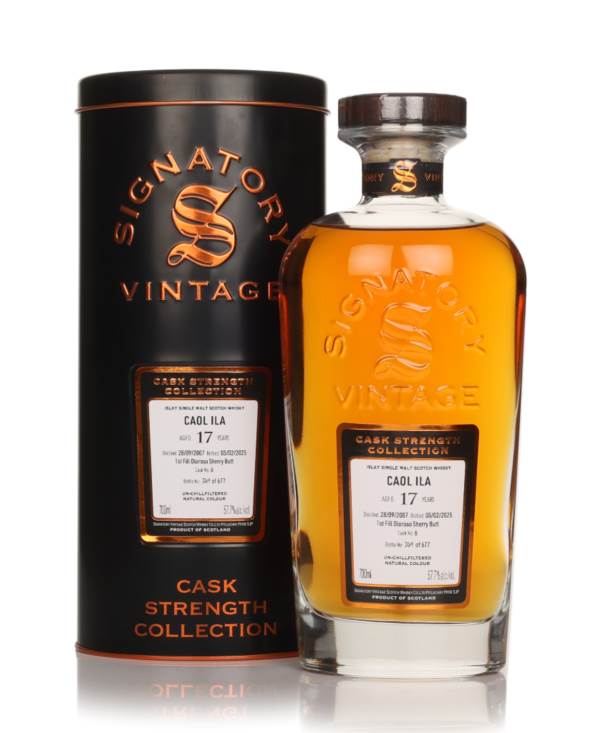 Caol Ila 17 Year Old 2007 (cask 6) - Cask Strength Collection (Signatory) product image