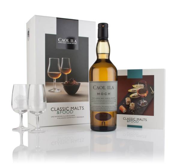 Caol Ila Moch - Classic Malts & Food Gift Set with 2x Glasses (No Box / Torn Label) product image