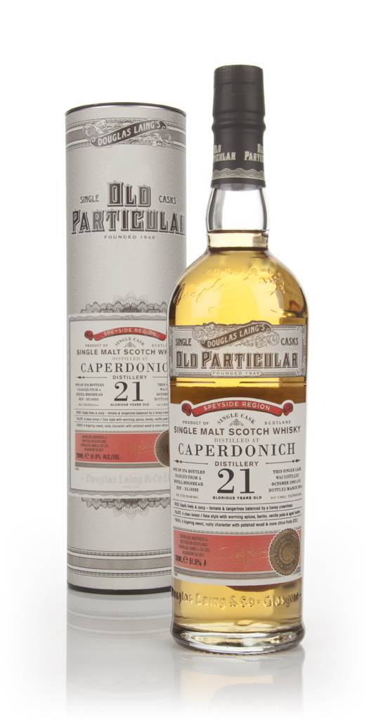 Caperdonich 21 Year Old 1992 (cask 10282) - Old Particular (Douglas Laing) product image