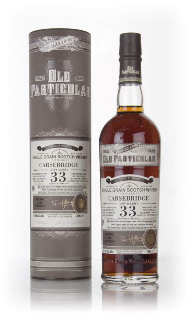 Carsebridge 33 Year Old 1982 (cask 11339) - Old Particular (Douglas Laing) product image