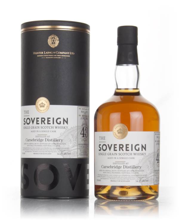 Carsebridge 43 Year Old 1973 (cask 12653) - The Sovereign (Hunter Laing) product image