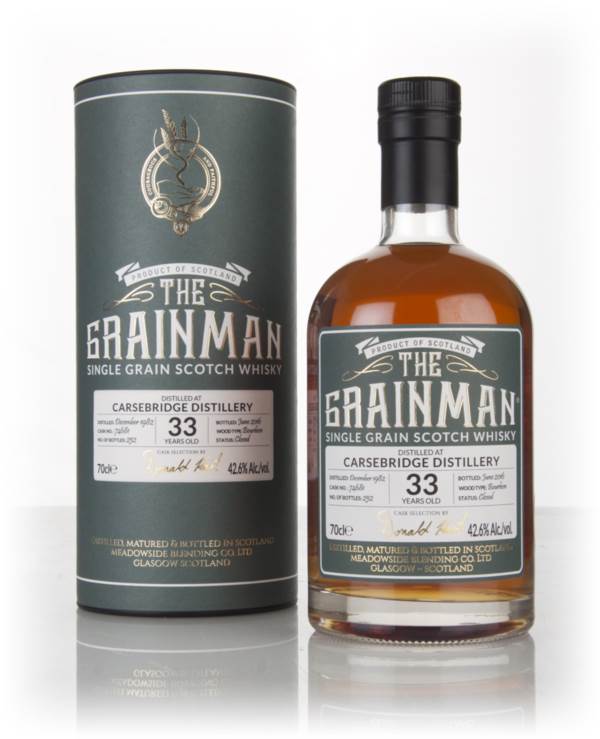 Carsebridge 33 Year Old 1982 (cask 74681) (The Grainman)  product image