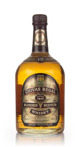 Chivas Regal 12 Year Old 1l - 1980s Whisky - Master of Malt