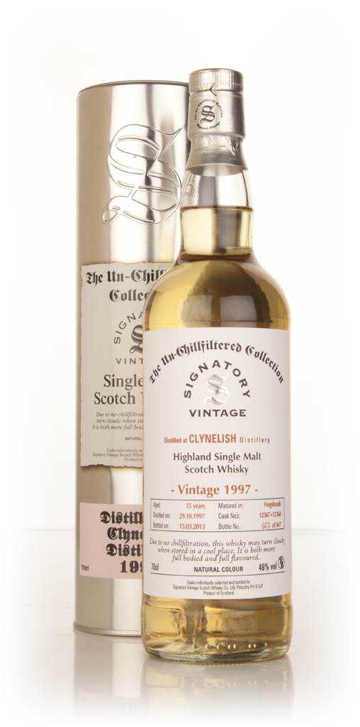 Clynelish 15 Year Old 1997 (casks 12367+12368) - Un-Chillfiltered (Signatory) product image