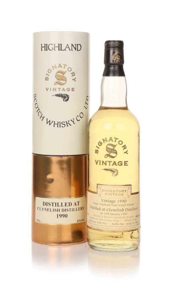 Clynelish 10 Year Old 1990 (casks 938-942) - (Signatory) product image