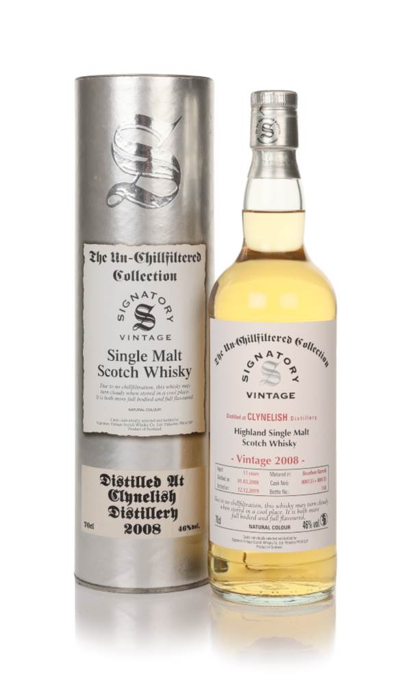 Clynelish 11 Year Old 2008 (casks 800133 & 800135) - Un-Chillfiltered Collection (Signatory) product image