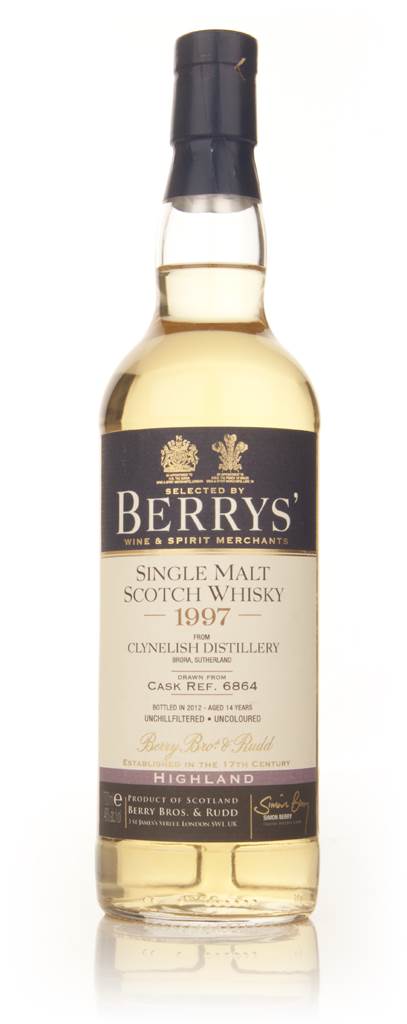 Clynelish 14 Year Old 1997 (cask 6864) - (Berry Bros. & Rudd) product image